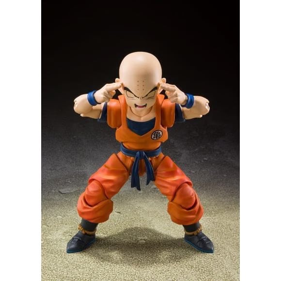 Tamashii Nations Dragon Ball Z S.H.Figuarts Krillin Earth's Strongest Man Action Figure