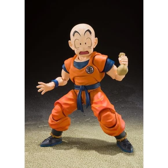 Tamashii Nations Dragon Ball Z S.H.Figuarts Krillin Earth's Strongest Man Action Figure