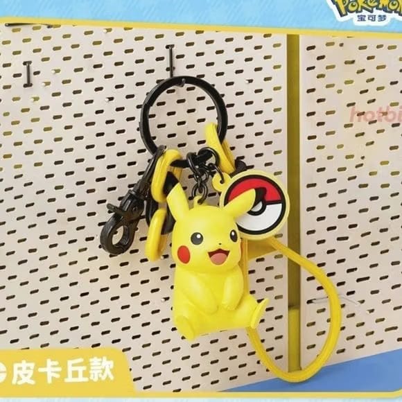 Langbowang Pokemon Figure Vinyl Keychain - Pikachu