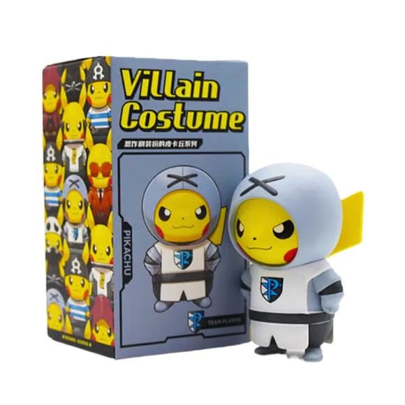 Langbowang Pokemon Villain Costume Pikachu Series Figure Keychain - Team Aqua