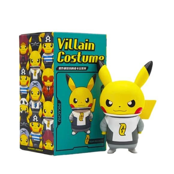 Langbowang Pokemon Villain Costume Pikachu Series Figure Keychain - Team Galactic