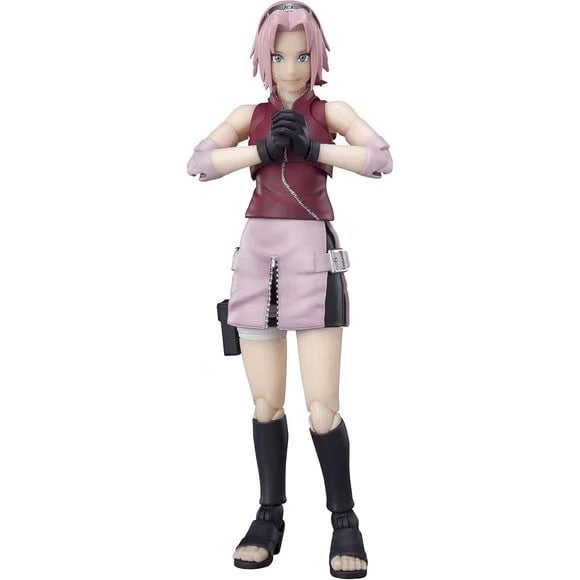 TAMASHII NATIONS Bandai Tamashii Nations Naruto S.H.Figuarts Sakura Haruno Inheritor of Tsunade's Indominable Will Action Figure