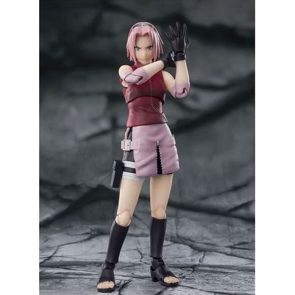 TAMASHII NATIONS Bandai Tamashii Nations Naruto S.H.Figuarts Sakura Haruno Inheritor of Tsunade's Indominable Will Action Figure