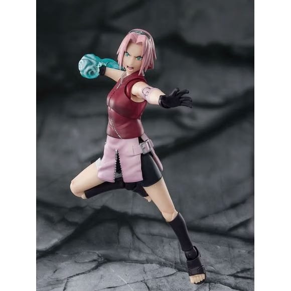 TAMASHII NATIONS Bandai Tamashii Nations Naruto S.H.Figuarts Sakura Haruno Inheritor of Tsunade's Indominable Will Action Figure