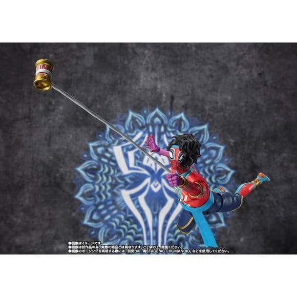 TAMASHII NATIONS Bandai Tamashii Nations Across the Spider-Verse S.H.Figuarts Spider-Man India Action Figure