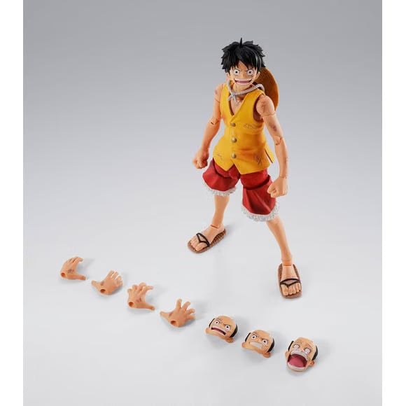 TAMASHII NATIONS Bandai Tamashii Nations One Piece S.H.Figuarts Monkey D. Luffy -Summit War of Marineford- Action Figure