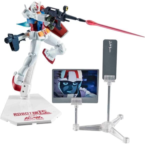 TAMASHII NATIONS Bandai SIDE MS Robot Spirits Gundam RX-78-2 15th Anniversary ver. ANIME Action Figure