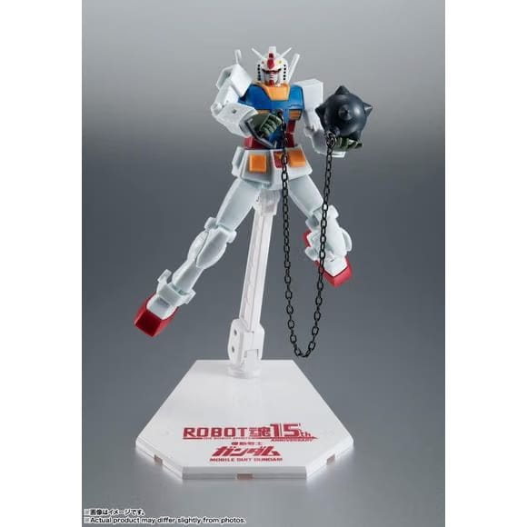 TAMASHII NATIONS Bandai SIDE MS Robot Spirits Gundam RX-78-2 15th Anniversary ver. ANIME Action Figure