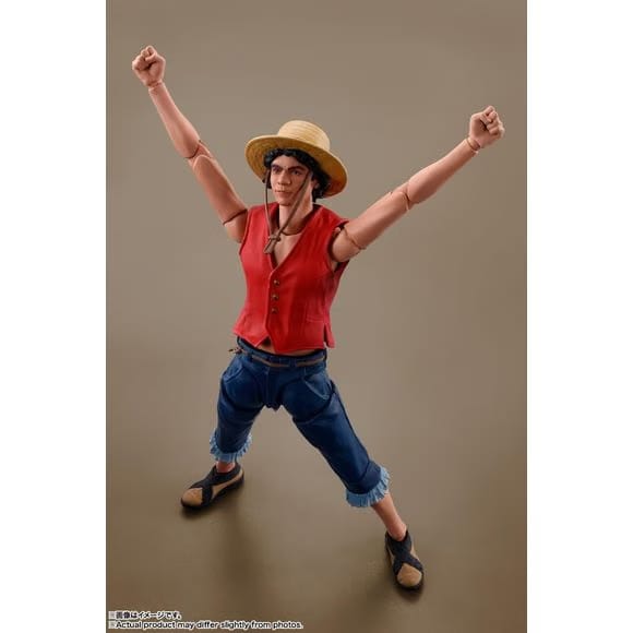 TAMASHII NATIONS Bandai Tamashii Nations Netflix One Piece S.H.Figuarts Monkey D Luffy Action Figure