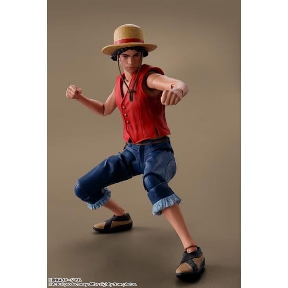 TAMASHII NATIONS Bandai Tamashii Nations Netflix One Piece S.H.Figuarts Monkey D Luffy Action Figure