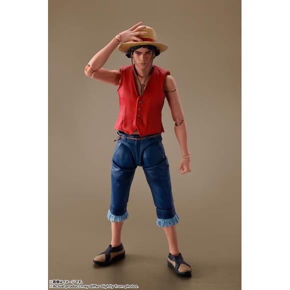 TAMASHII NATIONS Bandai Tamashii Nations Netflix One Piece S.H.Figuarts Monkey D Luffy Action Figure