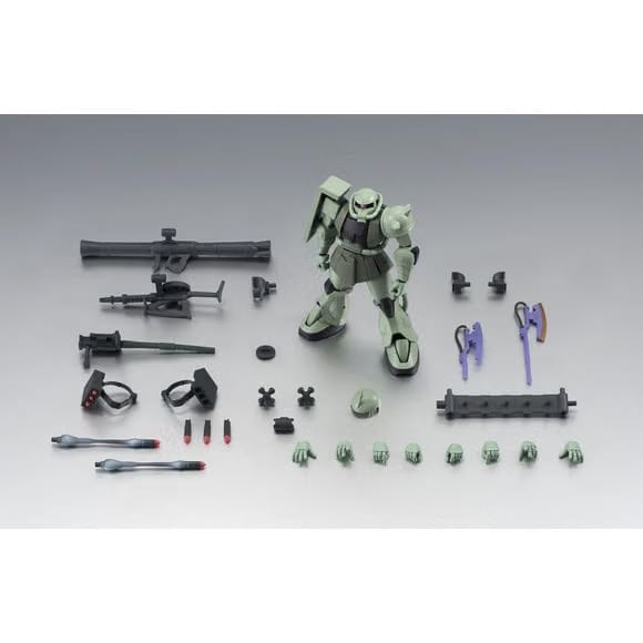 TAMASHII NATIONS Bandai SIDE MS Robot Spirits Gundam MS-06 Zaku II ver. ANIME Action Figure