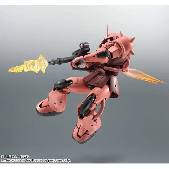 TAMASHII NATIONS Bandai SIDE MS Robot Spirits Gundam MS-06S Char's Zaku II ver. ANIME Action Figure