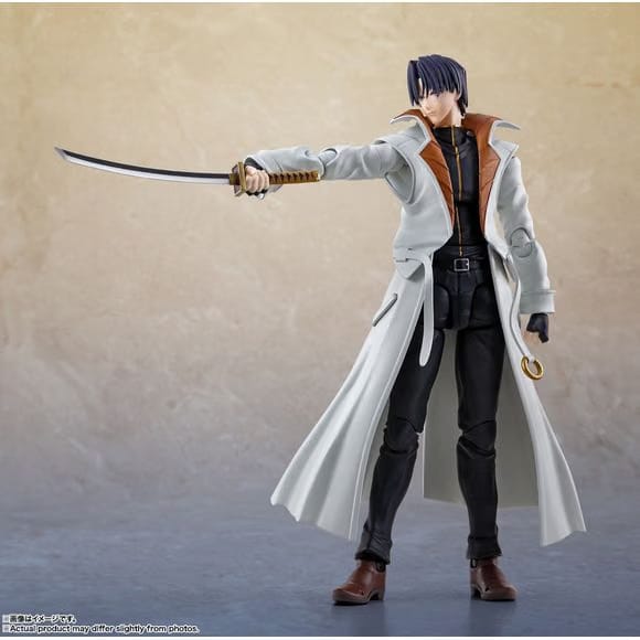 TAMASHII NATIONS Bandai Tamashii Nations Rurouni Kenshin S.H.Figuarts Aoshi Shinomori Action Figure