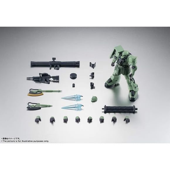 TAMASHII NATIONS Bandai SIDE MS Robot Spirits Gundam Zaku II F-2 Type ver. ANIME Action Figure