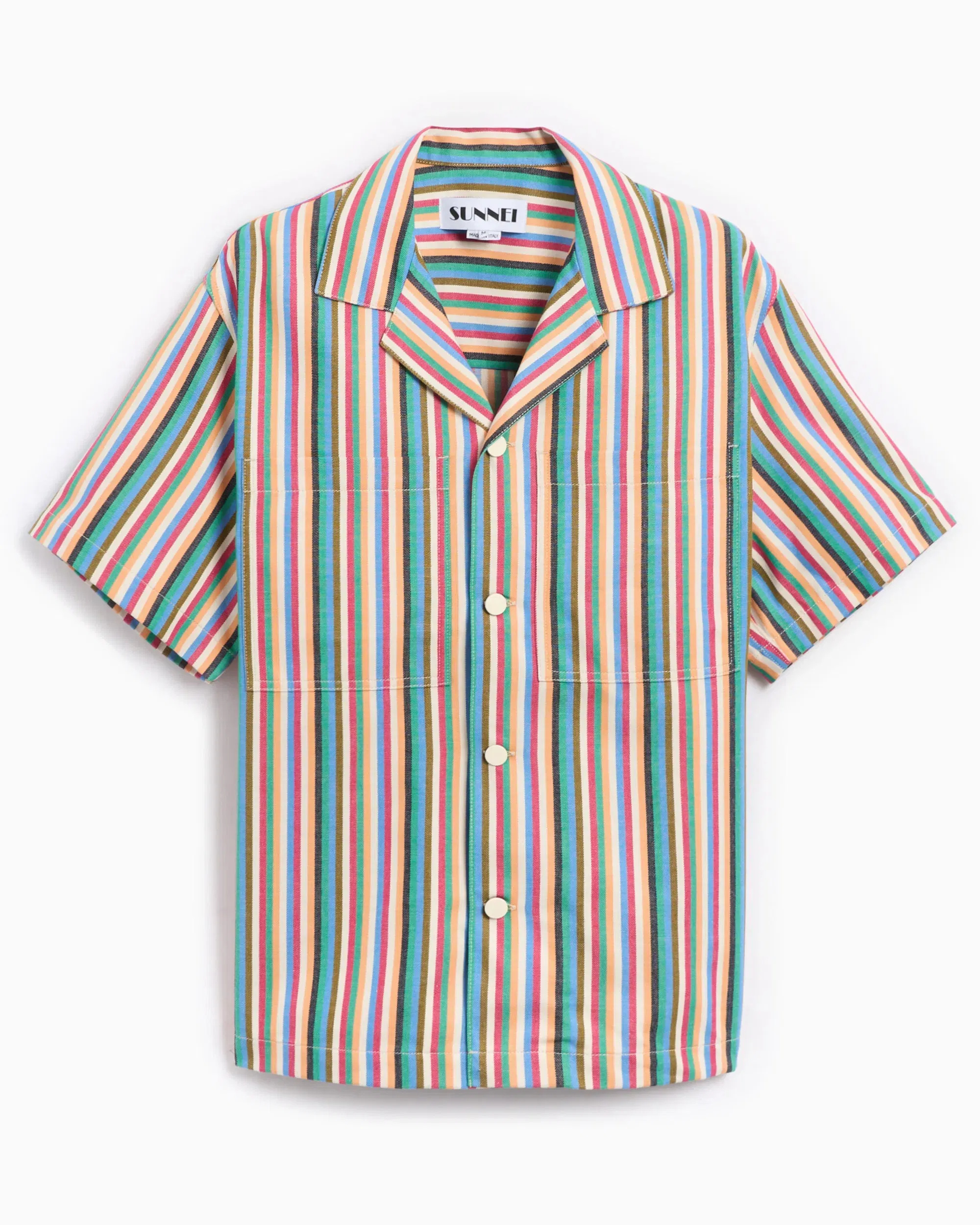 Sunnei Camisa Sunnei Unisex Pockets Shorts Sleeve Shirt Unisex