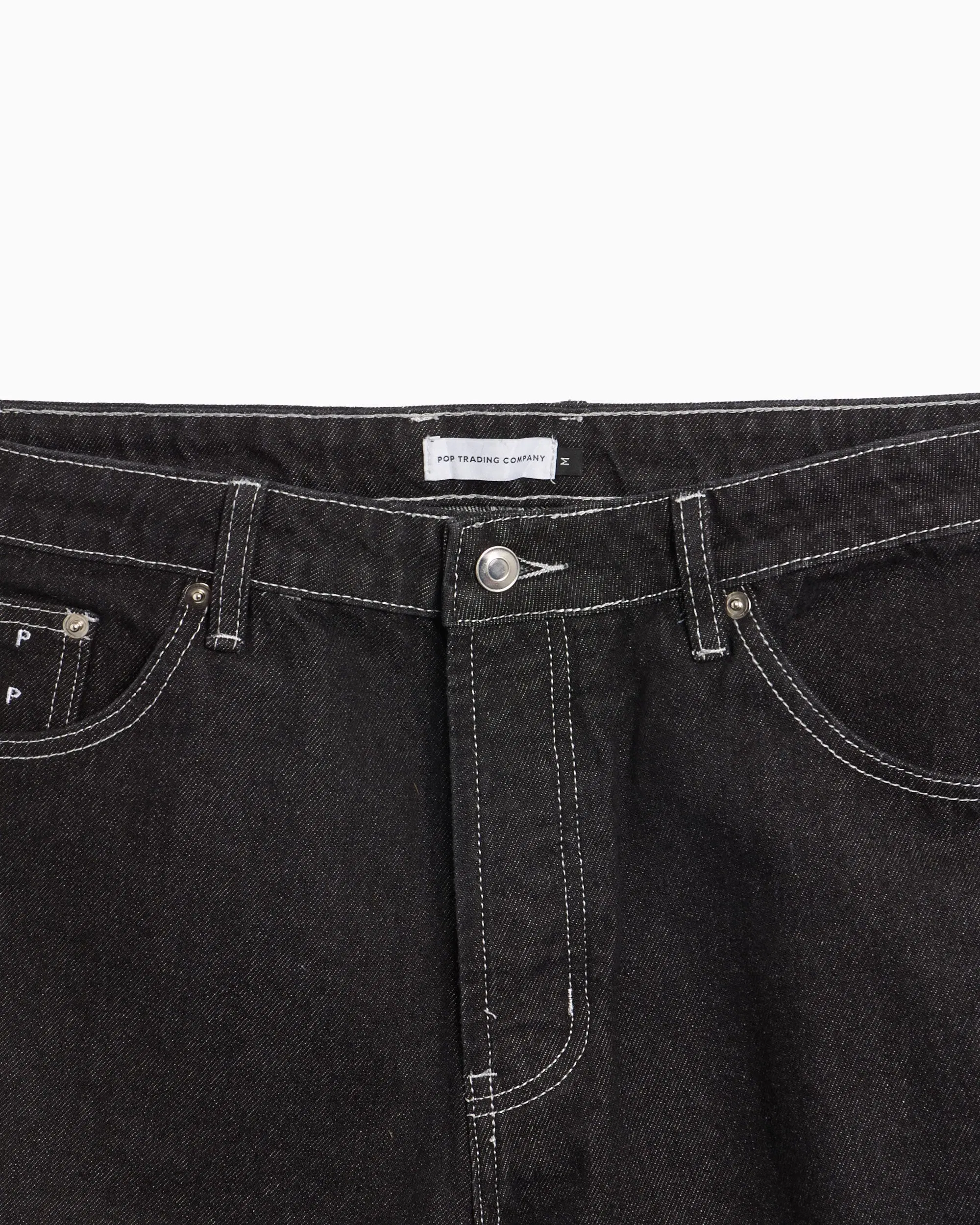 Pop Trading Company Pantalones cortos Relaxed Pop Trading Company Longer DRS Men's Denim Shorts para hombre