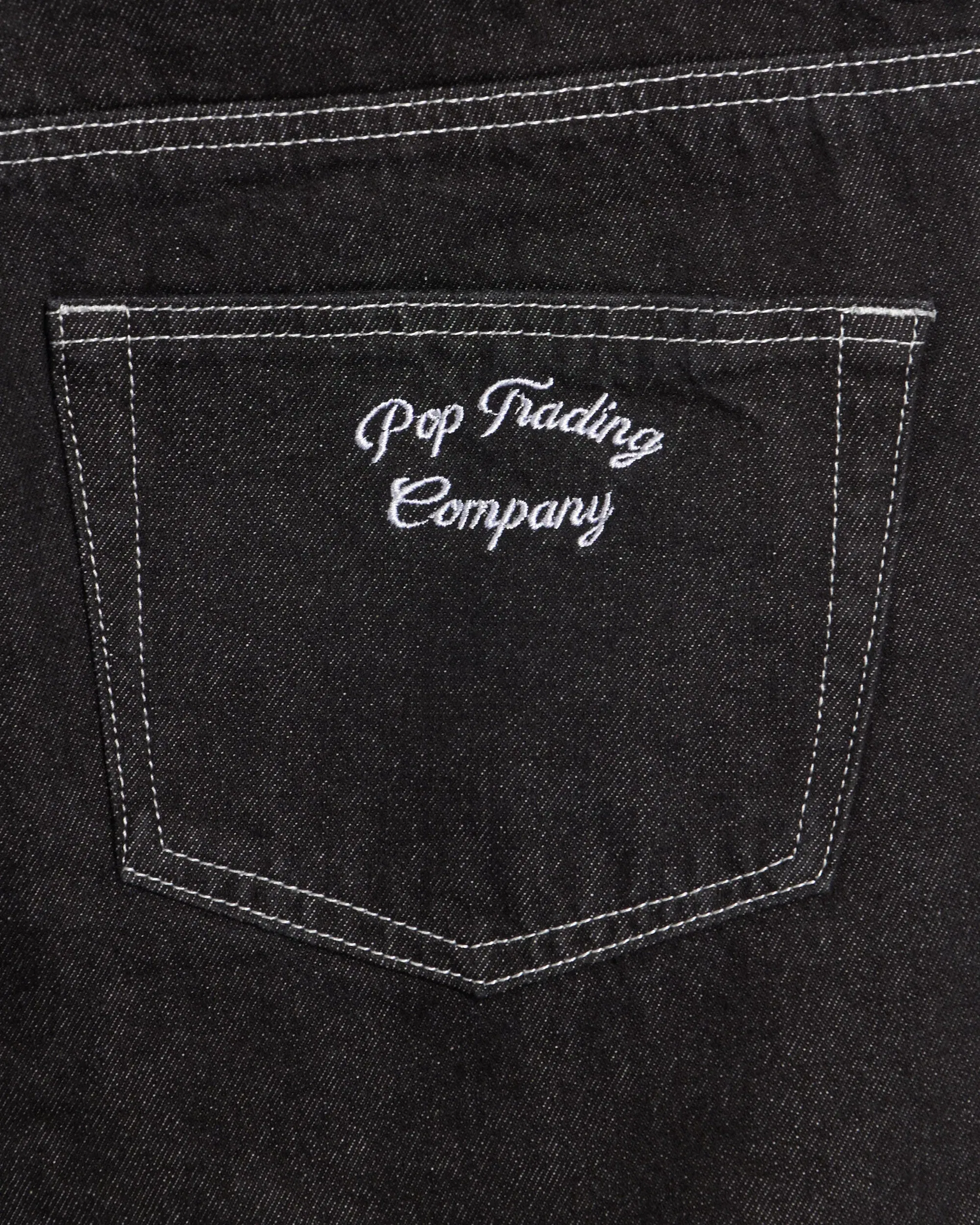 Pop Trading Company Pantalones cortos Relaxed Pop Trading Company Longer DRS Men's Denim Shorts para hombre