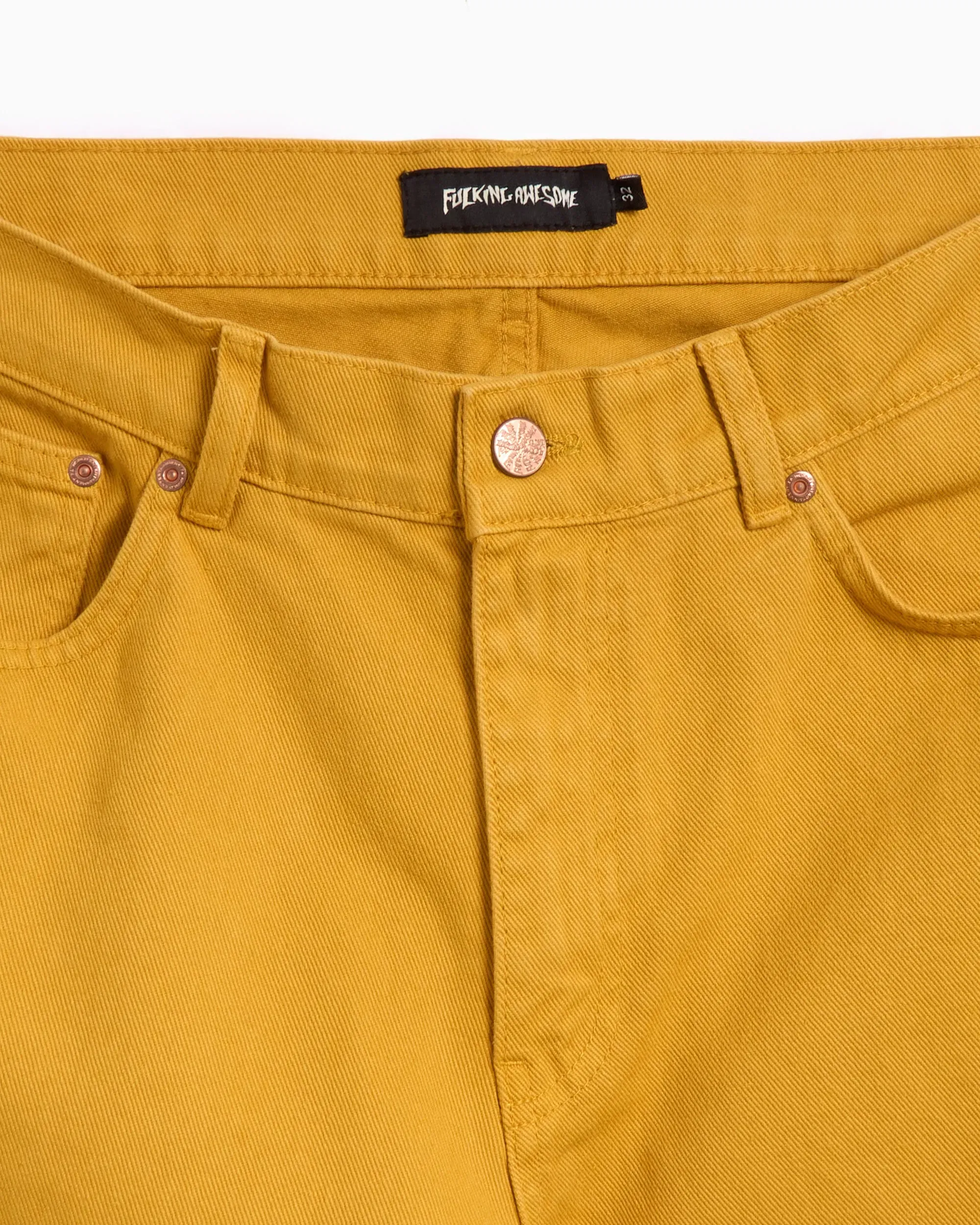 Fucking Awesome Pantalones vaqueros Fucking Awesome Fecke Men's Washed Pants para hombre