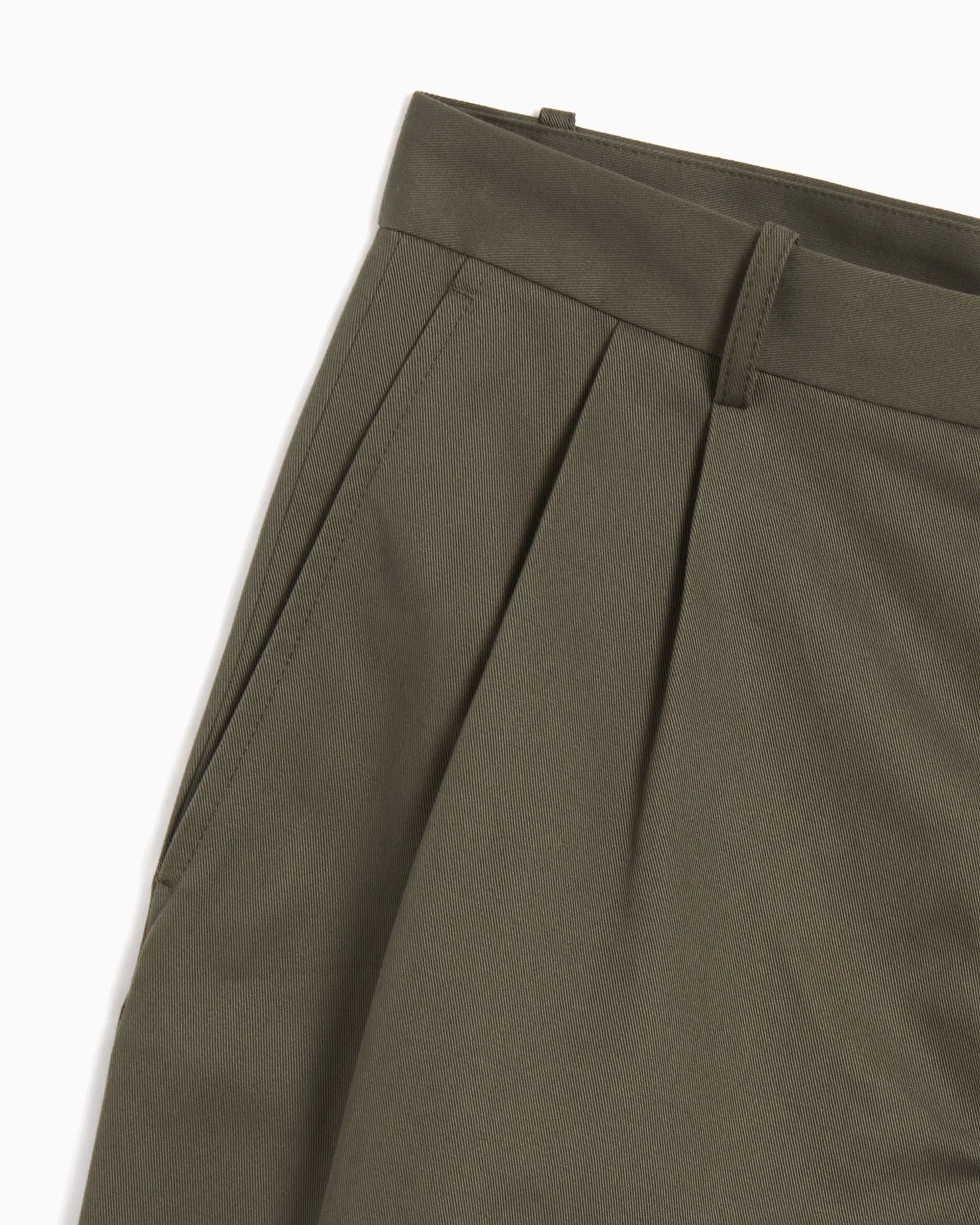 Maison Kitsuné Pantalones chinos Relaxed Maison Kitsuné Pleated para hombre