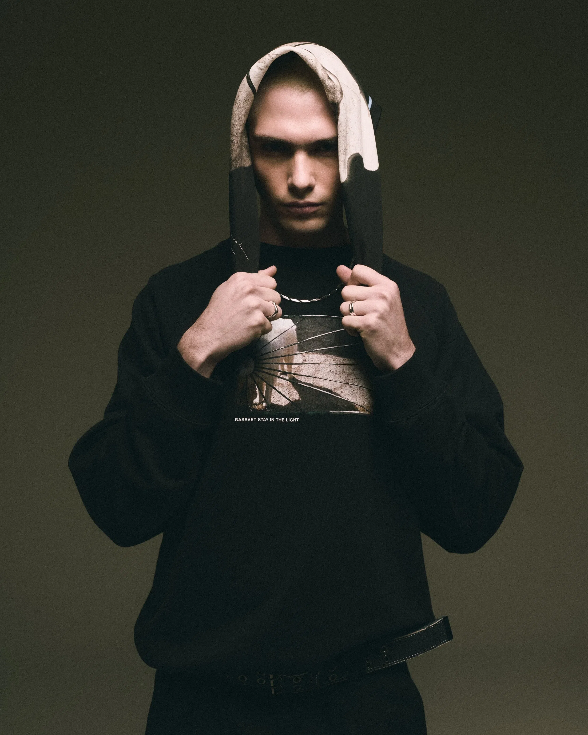 RASSVET Sudadera Rassvet Dog Logo Men's Knit Sweatshirt para hombre