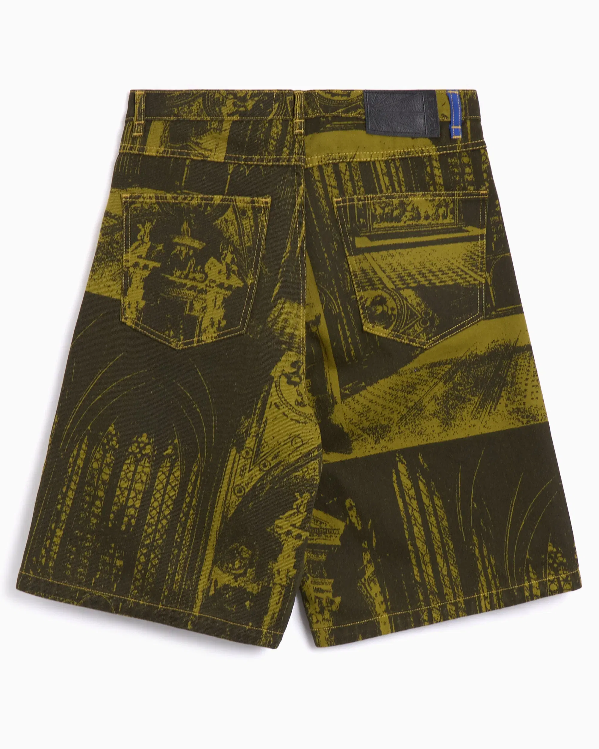 RASSVET Pantalones cortos Rassvet Castle Printed Men's Denim Shorts para hombre