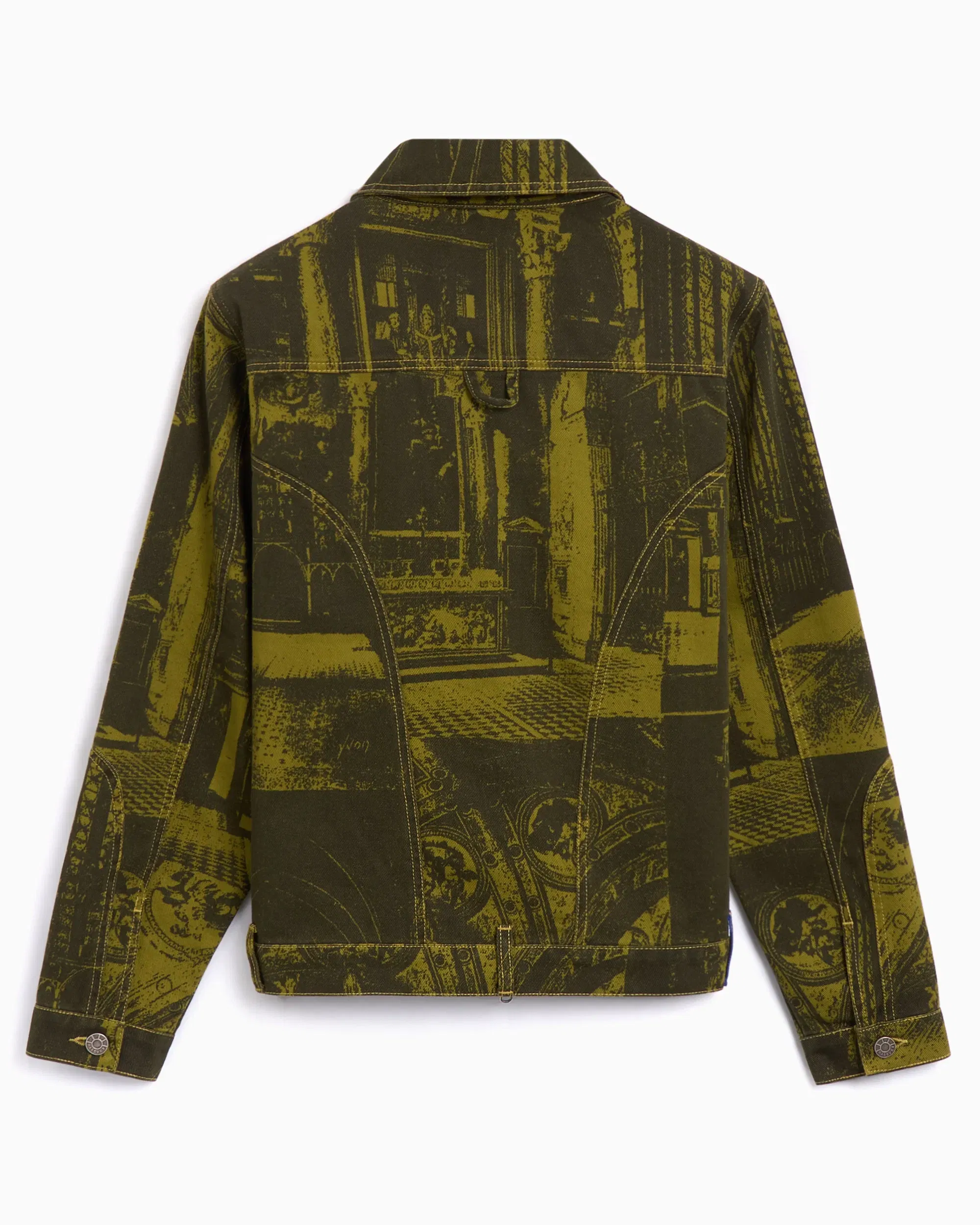 RASSVET Chaqueta vaquera Rassvet Printed Castle Men's Denim Jacket para hombre