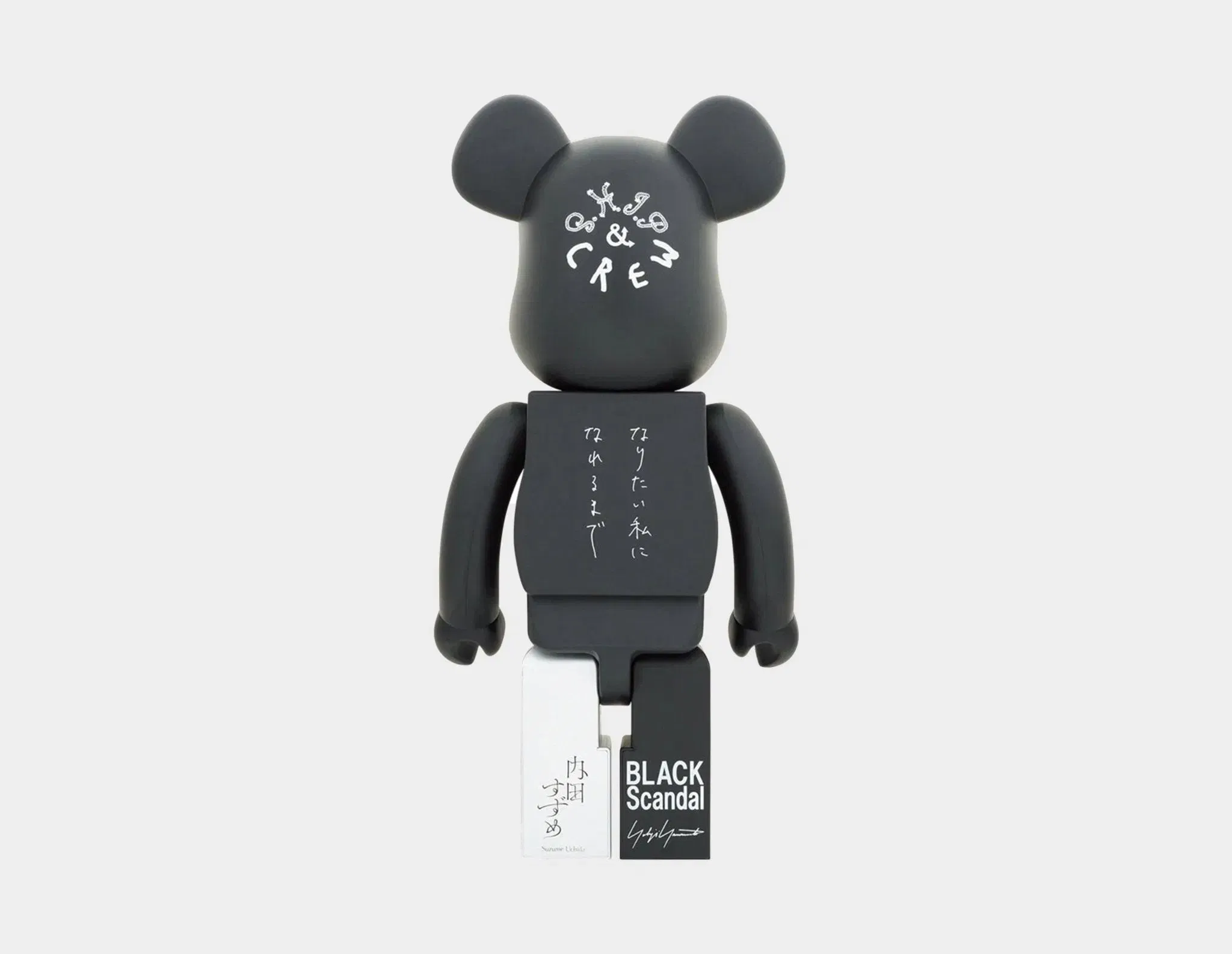 Medicom BE@RBRICK BLACK Scandal Yohji Yamamoto 1000%