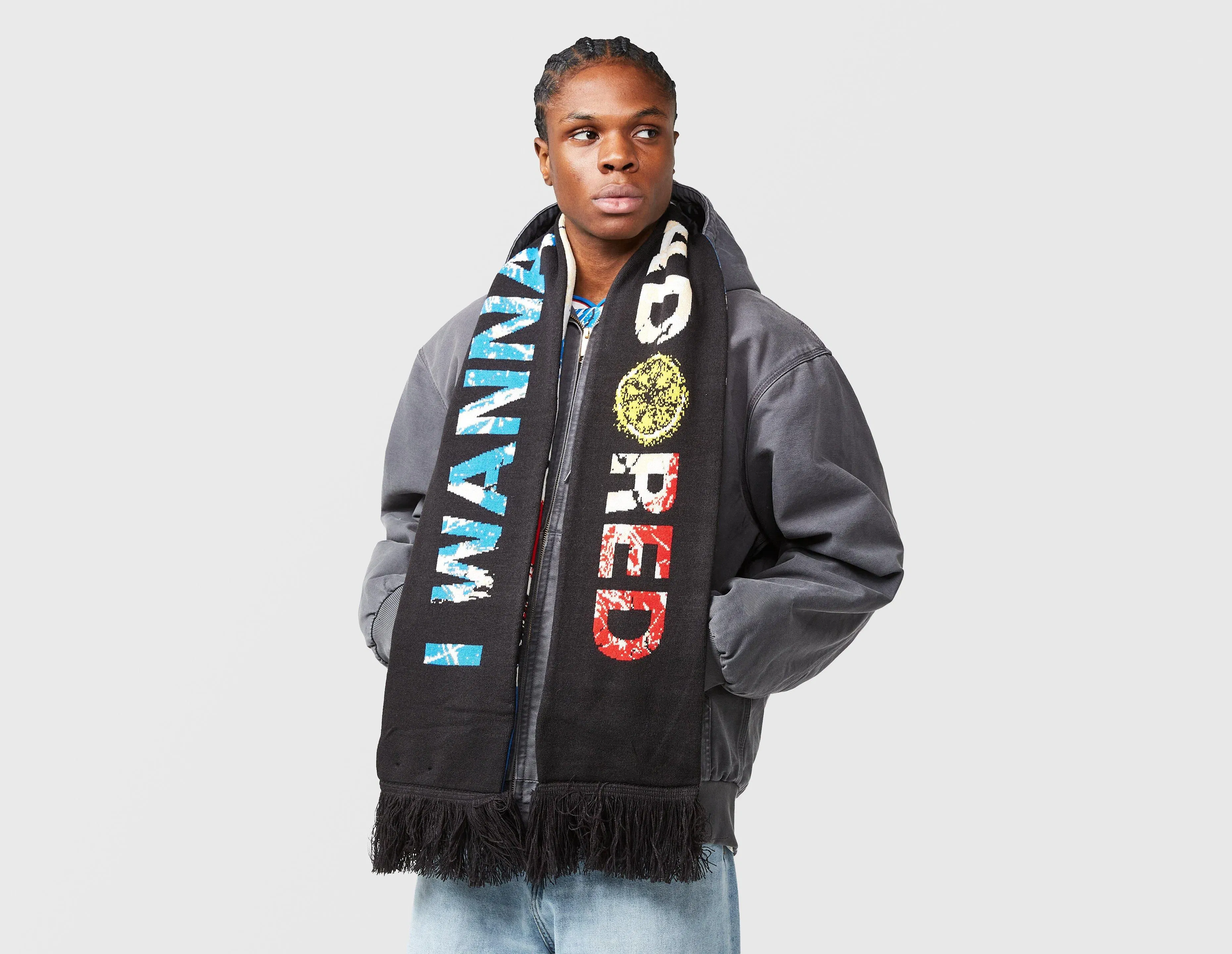 adidas x Manchester United x The Stone Roses Scarf