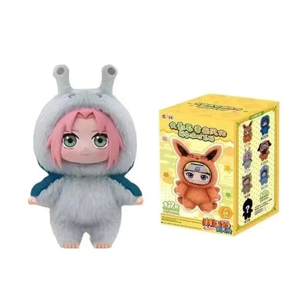 TOP TOY EAKI Naruto Cute Beast Party Series Plush Keychain AUTHENTIC - Sakura