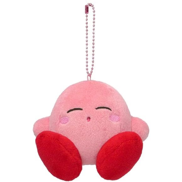Sanei Sleeping Kirby Mascot 4-inch Mini Plush Keychain