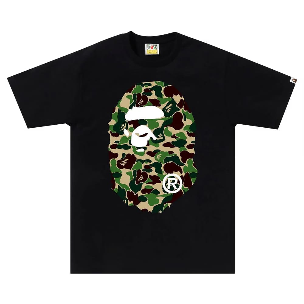 ABC CAMO BIG APE HEAD RELAXED T-Shirt BLACKGREEN