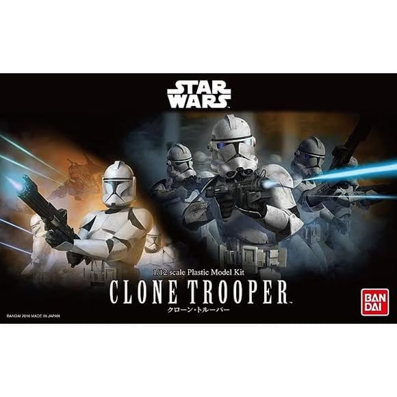 Bandai Hobby Star Wars Clone Trooper 1/12 Scale Action Figure Model Kit
