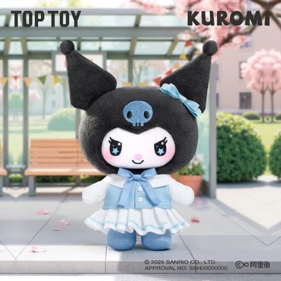 TOP TOY Sanrio Kuromi School Life Series Plush Keychain Blind Box AUTHENTIC