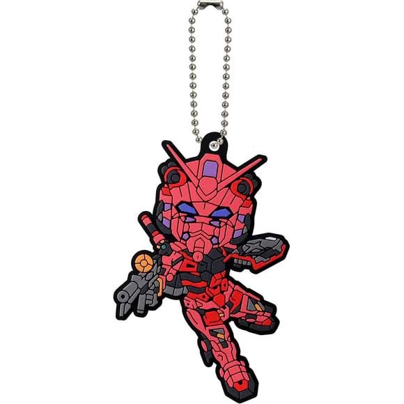 Bandai Mobile Suit Gundam GQuuuuuuX Rubber Charm Keychain - 1 Random