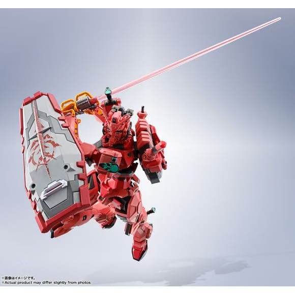 Bandai Metal Robot Spirits Mobile Suit Gundam GQuuuuuuX Red Gundam Action Figure