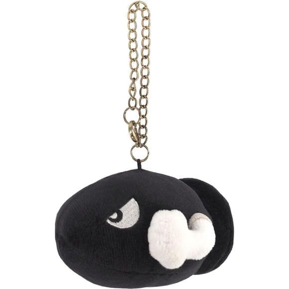 Sanei MM07 Super Mario - Bullet Bill Mascot 4-inch Plush Keychain