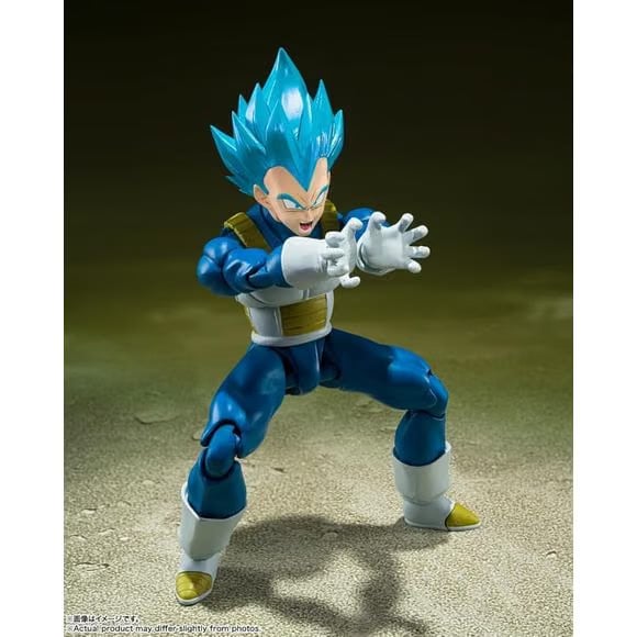 Bandai Spirits Bandai Dragon Ball Super: S.H.Figuarts Super Saiyan Vegeta - The Pride of Saiyans Action Figure