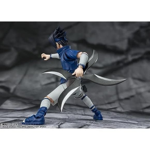 TAMASHII NATIONS Bandai Tamashii Nations Naruto S.H. Figuarts Sasuke Uchiha Ninja Prodigy of The Uchiha Clan Action Figure
