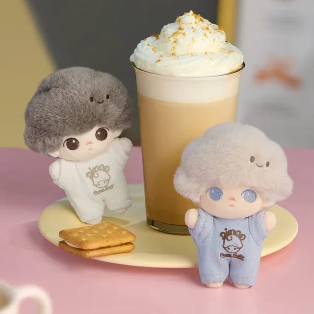 Popmart DIMOO Crush on Coffee Series -Soft Faced Plush Keychain Blind Box