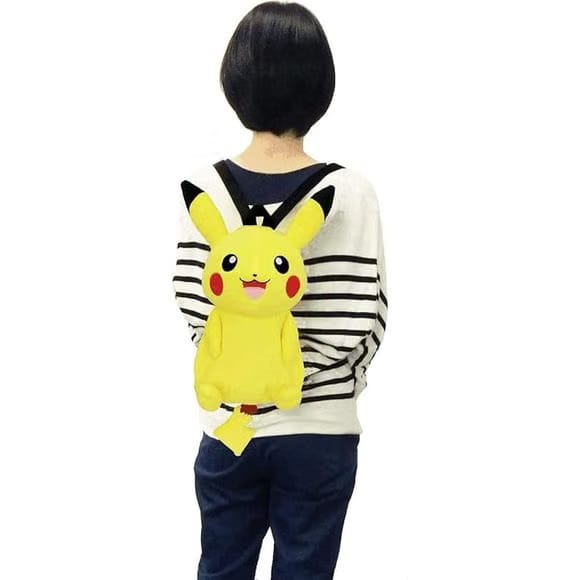 Maruyoshi Pokemon Pikachu 15-inch Stuffed Bag Backpack