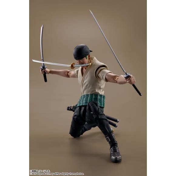 TAMASHII NATIONS Bandai Tamashii Nations Netflix One Piece S.H.Figuarts Roronoa Zoro Action Figure