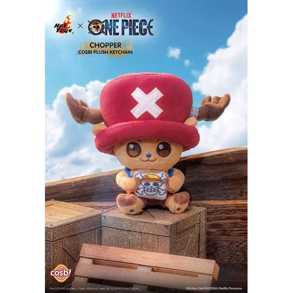 Hot Toys Cosbi Netflix One Piece Chopper Plush Keychain Figure Blind Box