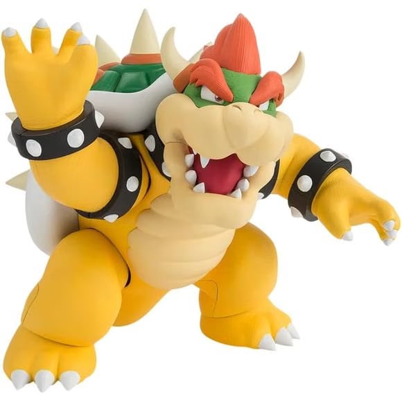 TAMASHII NATIONS Bandai Tamashii Nations S.H.Figuarts Super Mario Bowser Action Figure