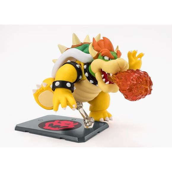 TAMASHII NATIONS Bandai Tamashii Nations S.H.Figuarts Super Mario Bowser Action Figure