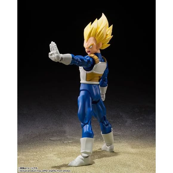 TAMASHII NATIONS Bandai Tamashii Dragon Ball Z S.H.Figuarts Super Saiyan Vegeta Dangerous Pride Action Figure