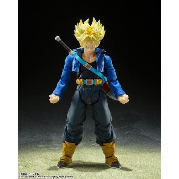 TAMASHII NATIONS Bandai Tamashii Dragon Ball Z S.H.Figuarts Super Saiyan Trunks The Boy from the Future Action Figure