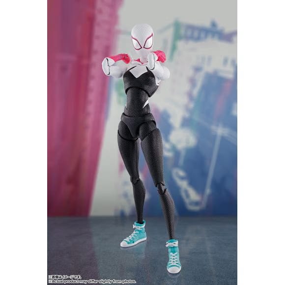 TAMASHII NATIONS Bandai Spider-Man Across the Spider-Verse S.H.Figuarts Spider-Gwen Action Figure