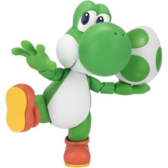 TAMASHII NATIONS Bandai Tamashii Nations S.H.Figuarts Super Mario Yoshi Action Figure