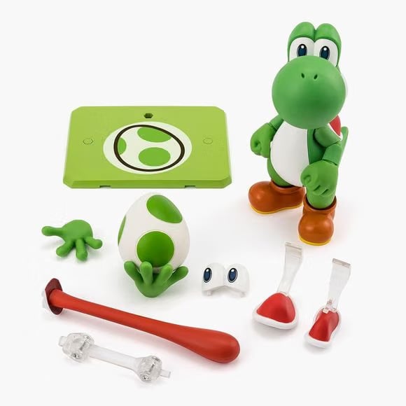 TAMASHII NATIONS Bandai Tamashii Nations S.H.Figuarts Super Mario Yoshi Action Figure